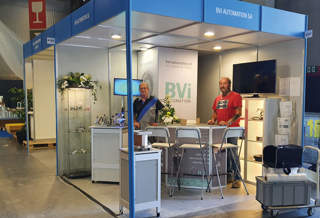 Habillage du stand BVI Automation SA