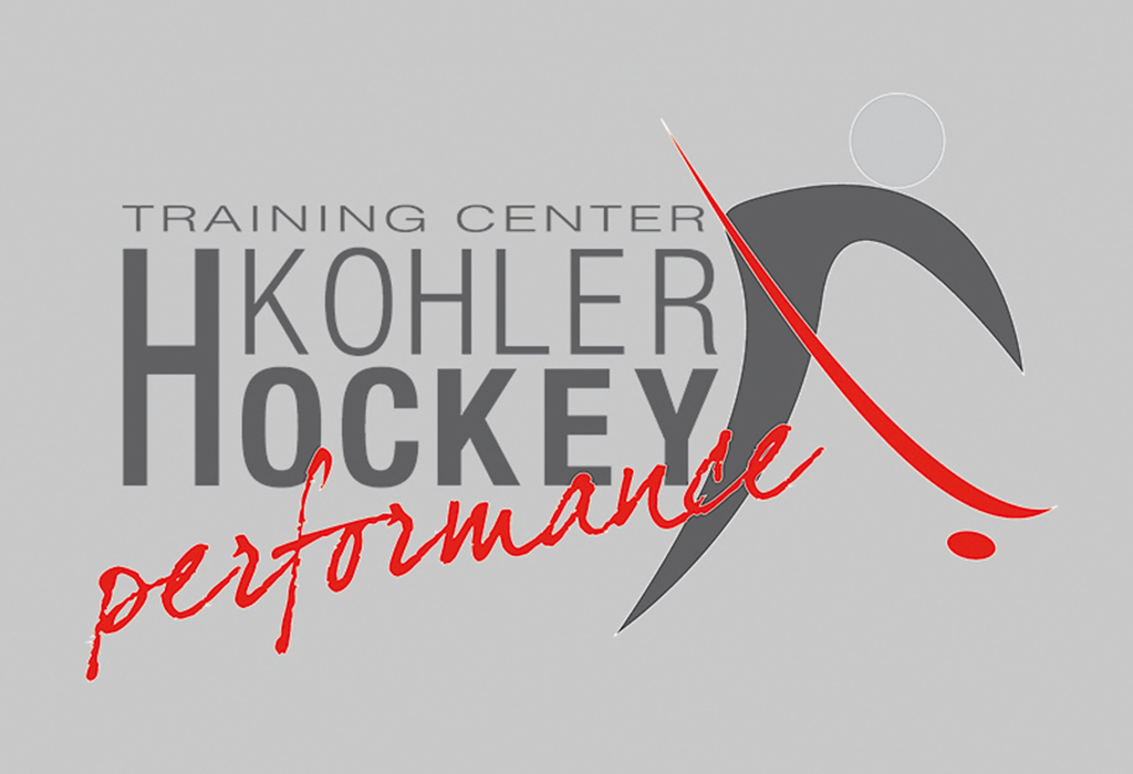Logo Kohler, entraînement gardiens hockey, La Chaux-de-Fonds