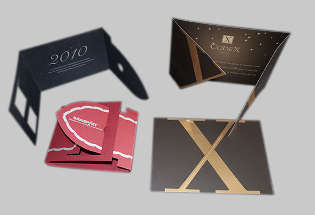 Cartes de fin d'année pour Brasports et Codex